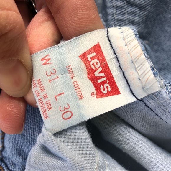 Vintage 1970’s Levis 550 Orange Tab Jeans - Picture 5 of 7